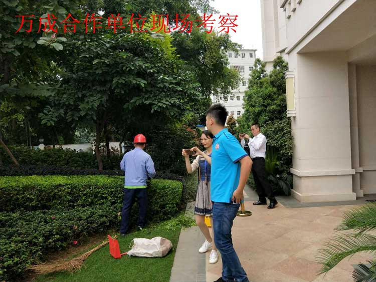 萬成合作單位現(xiàn)場考察